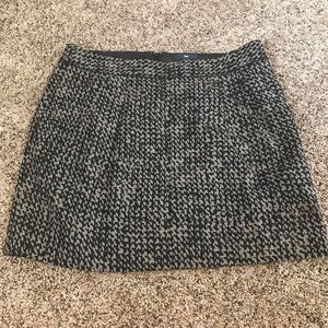 gap brown and black skirt size 10